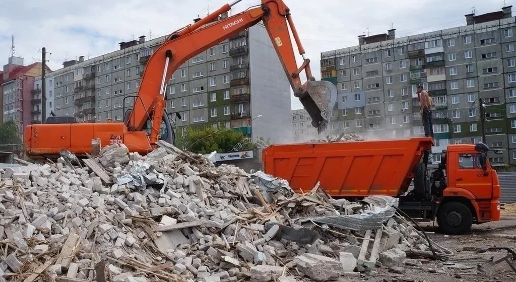 Профессиональный вывоз строительного мусора в Новом Уренгое в октябре