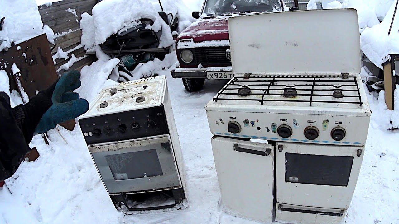 Вывоз газовых плит с утилизацией в Новом Уренгое в октябре