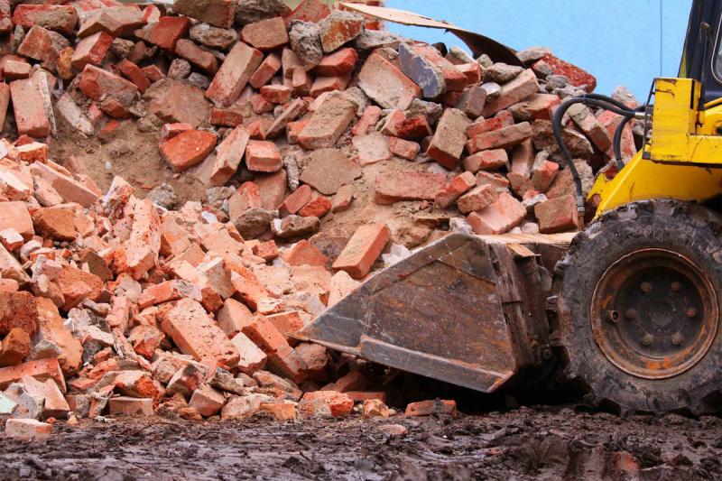Вывоз кирпичного боя с утилизацией в Новом Уренгое в октябре