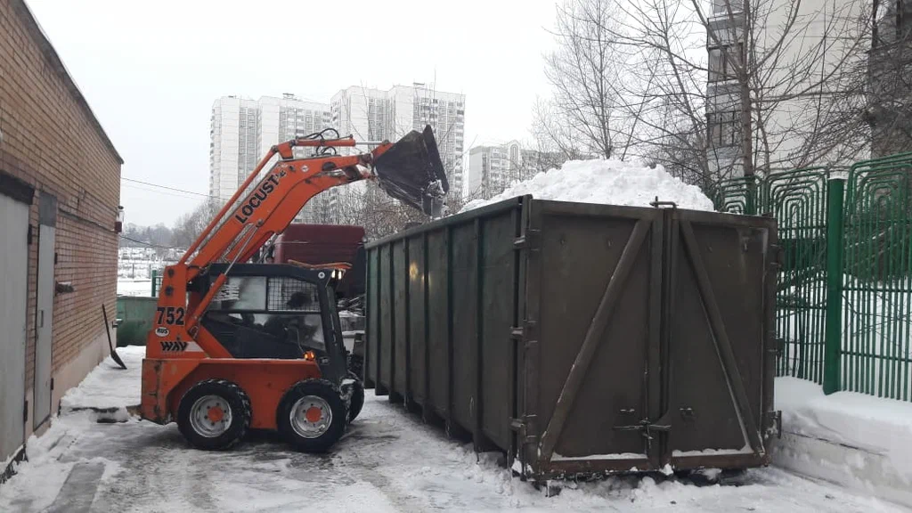 Вывоз снега контейнерами в Новом Уренгое — цена от 3327 руб., заказать контейнер для снега в ПроМусор